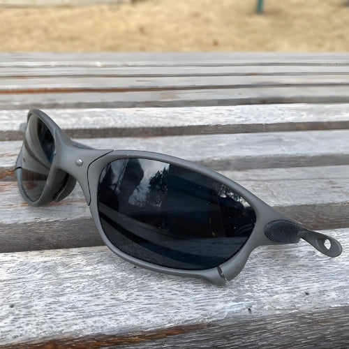 OutdoorPro Polarized Sport Sunglasses gray frame black lenses UV400 protection on Tampa Home & Garden Store