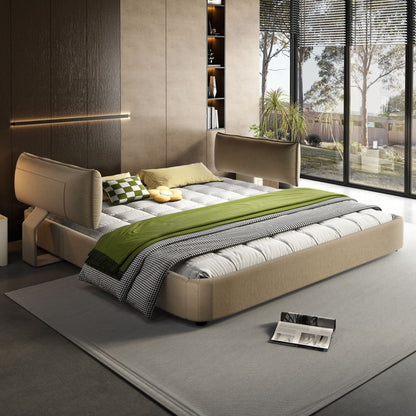 Cloud Bed Frame and Adjustable Padded Headboard