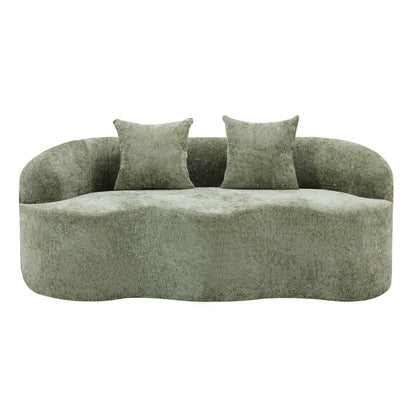 Curved Loveseat Sofa And High Quality Foam