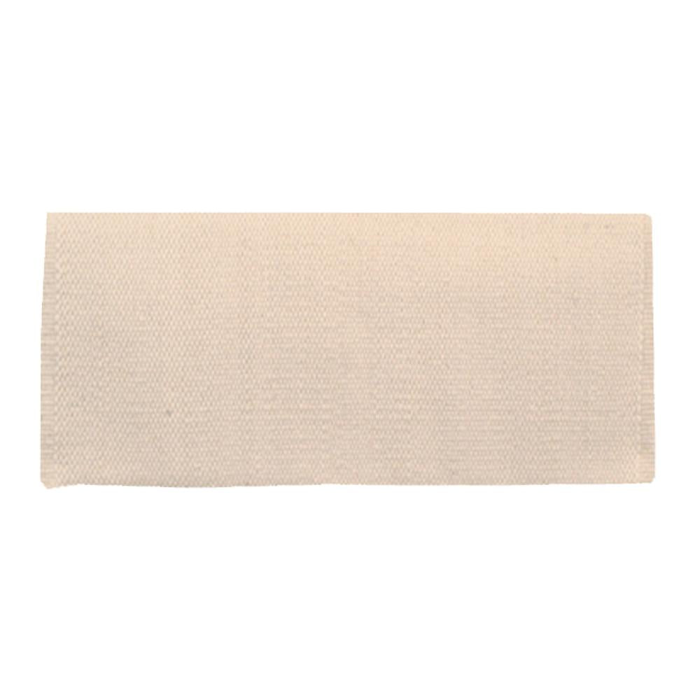 1314-19 San Juan Solid Cream 36x34 Manta de silla de montar de lana de Nueva Zelanda CREMA