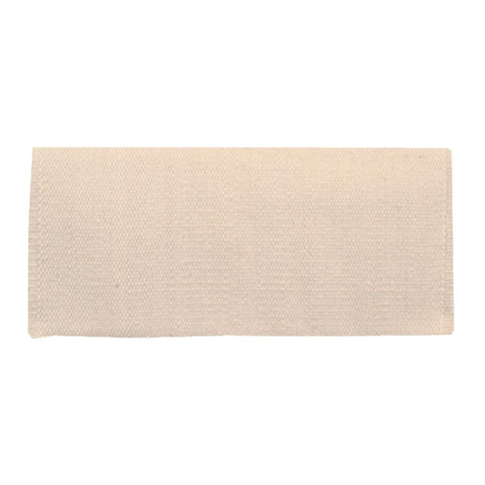 1314-19 San Juan Solid Cream 36x34 Manta de silla de montar de lana de Nueva Zelanda CREMA