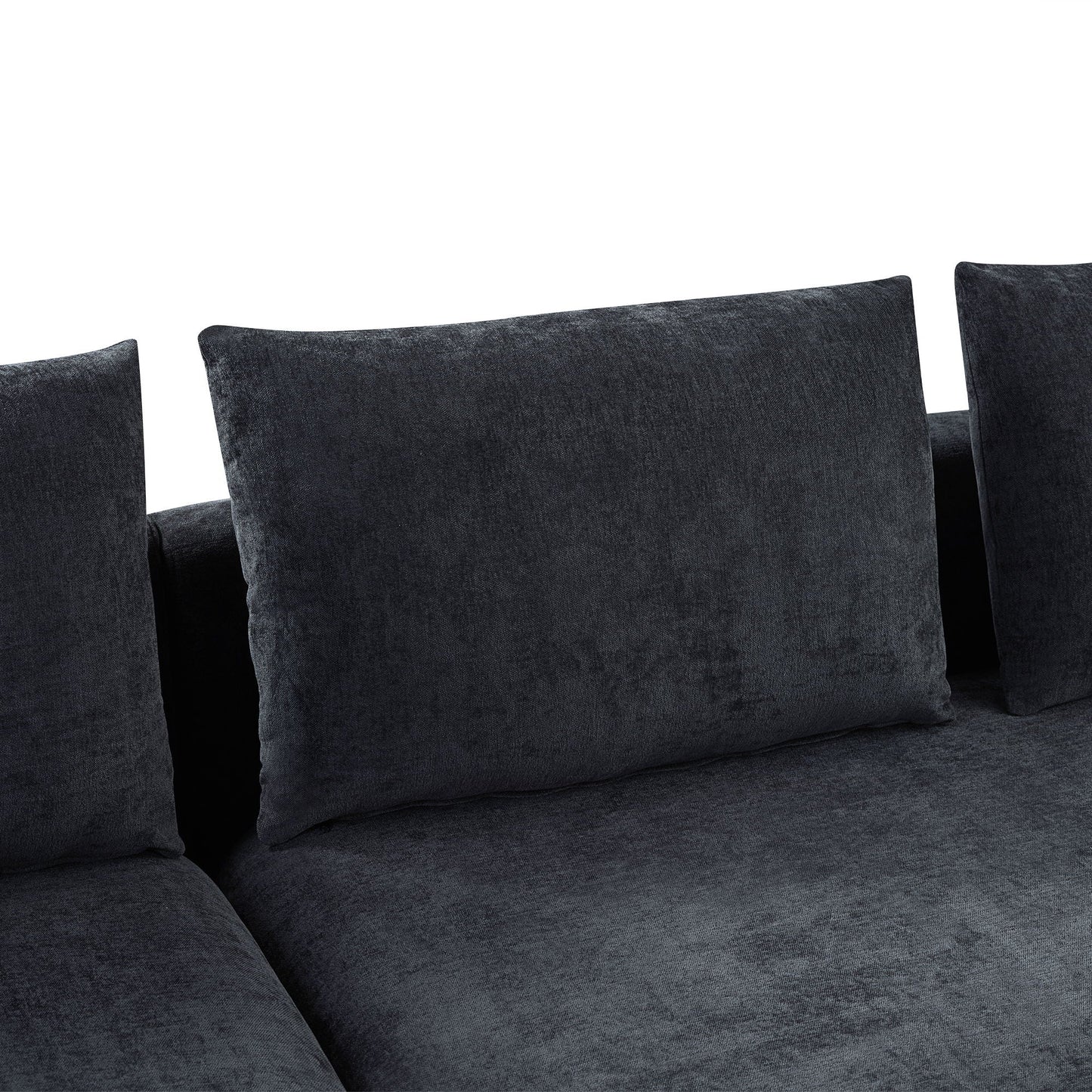 Modern L Shaped Sofa With Storage And Upholstery