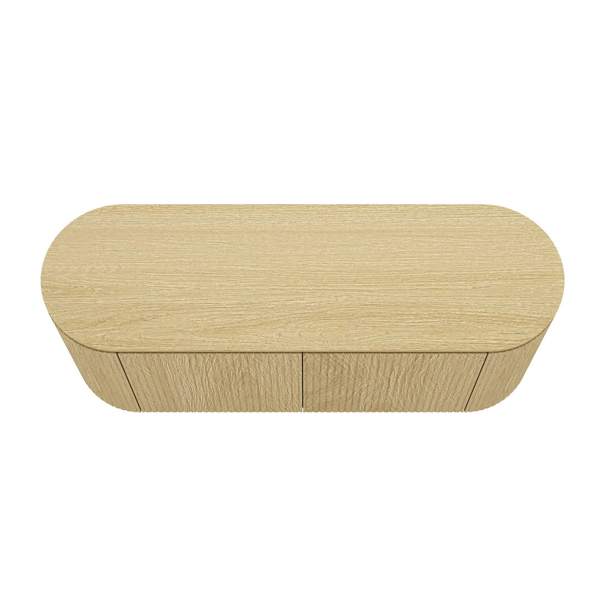 Oak sideboard top in natural oak with rounded edges and visible grain on Tampa Home & Garden Store