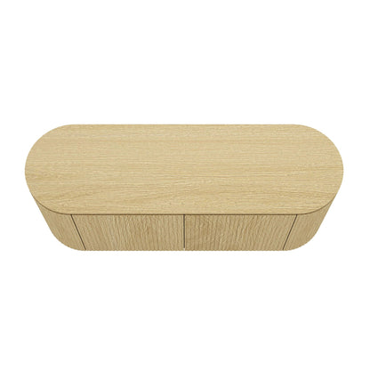 Oak sideboard top in natural oak with rounded edges and visible grain on Tampa Home & Garden Store