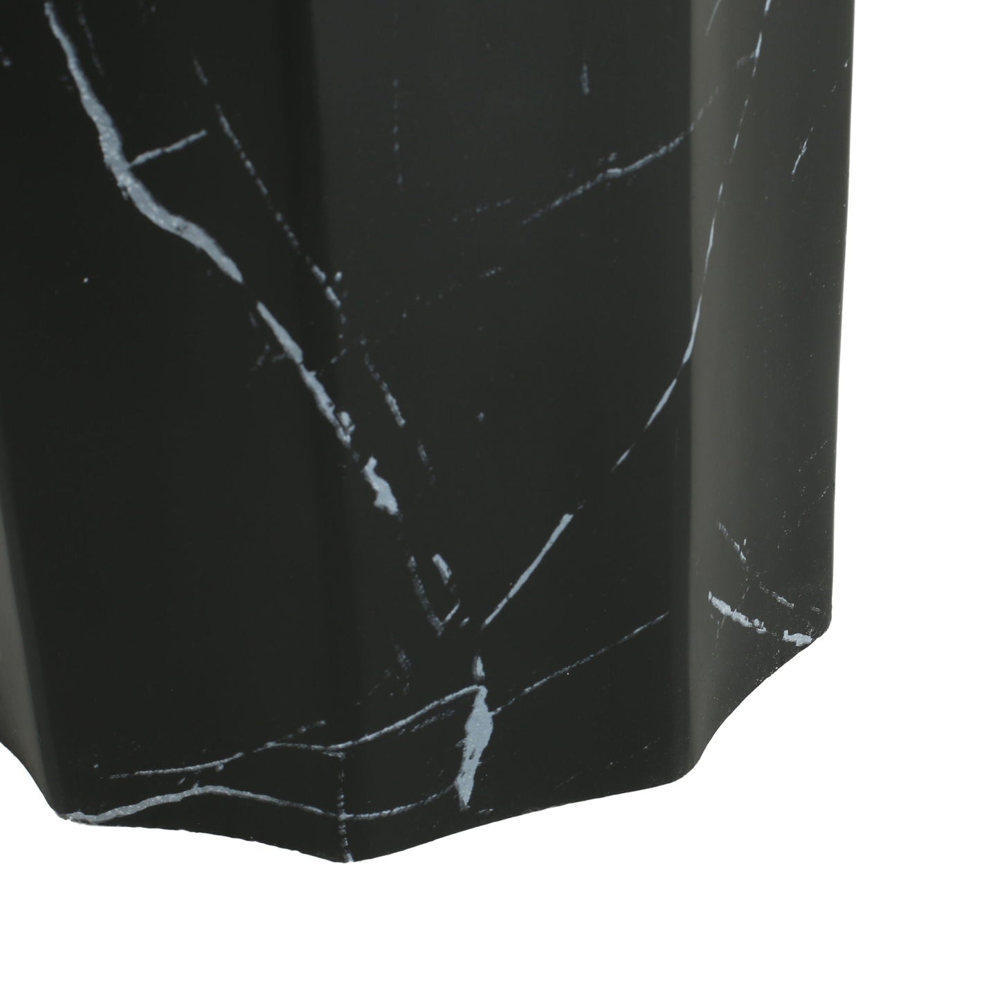 Outdoor Lightweight Concrete Marble Side Table
