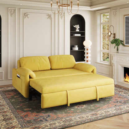 Dual Purpose Sofa and Retractable Queen Bed