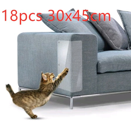 Cat Claw Protector Sofa Pads by Pet Zen, clear sofa arm guards, 18pcs 30x45cm on Tampa Home & Garden Store