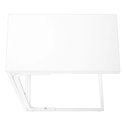 Accent Table C-Shaped Modern Design with metal frame, chair side table by Unique Piece Furniture on Tampa Home & Garden Store