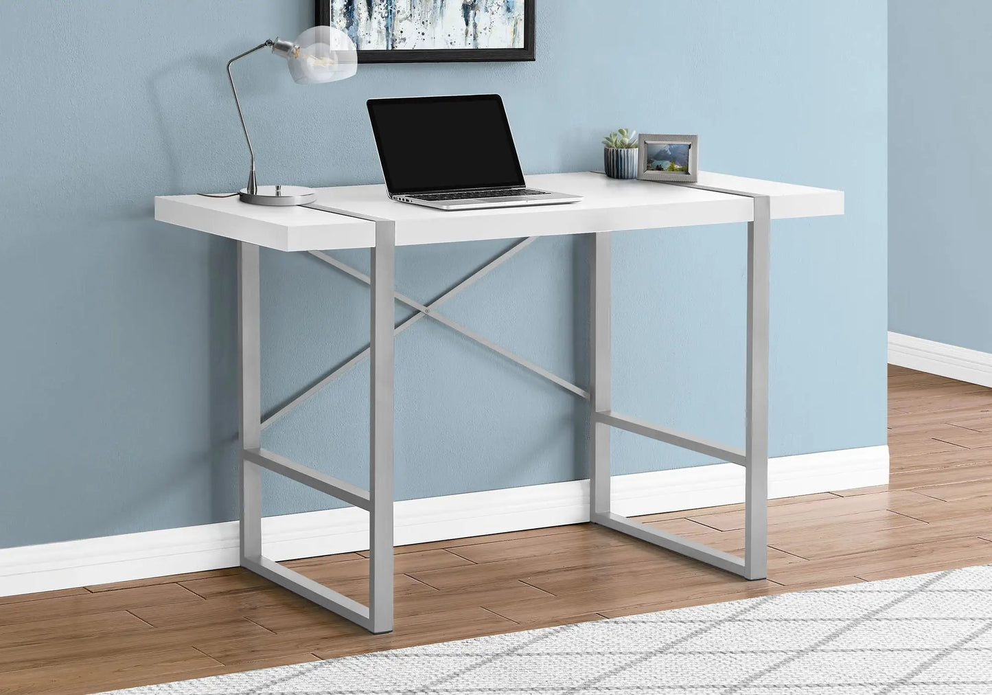 Industrial Computer Desk for Home Office Laptop