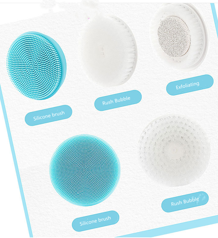 Electric Bath Brush Back Body Bath Shower Sponge Scrubber Brushes With Handle Exfoliating Scrub Skin Massager Exfoliation Bathroom Brush - Tampa Home & Garden Store