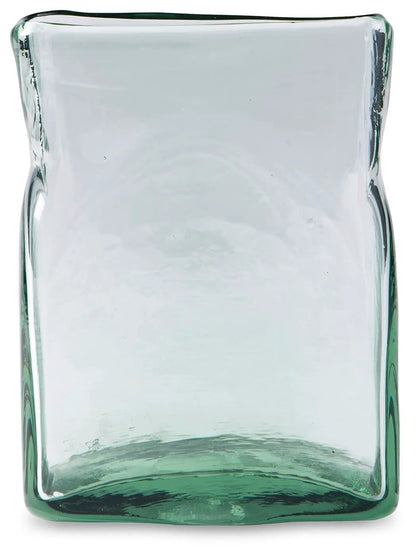 Taylow Vase clear glass with green tinted base by Unique Piece Furniture on Tampa Home & Garden Store