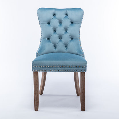 Nikki High End Tufted Dining Chair Set of Two