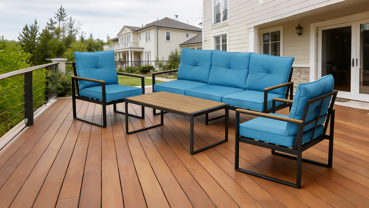 Oversized Steel and Outdoor Conversation Set