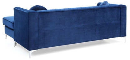 Delray Micro Suede Sofa and Chaise Lounger