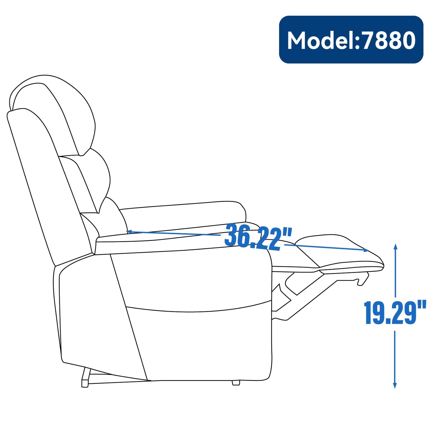 Grey cat-proof leather dual motor infinite position power lift recliner chair HouseOfZazla on Tampa Home & Garden Store