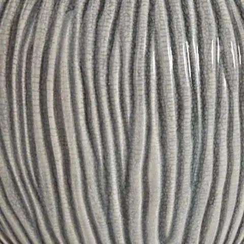 Judlen gray ceramic table lamp with vertical ribbed grooves on Tampa Home & Garden Store