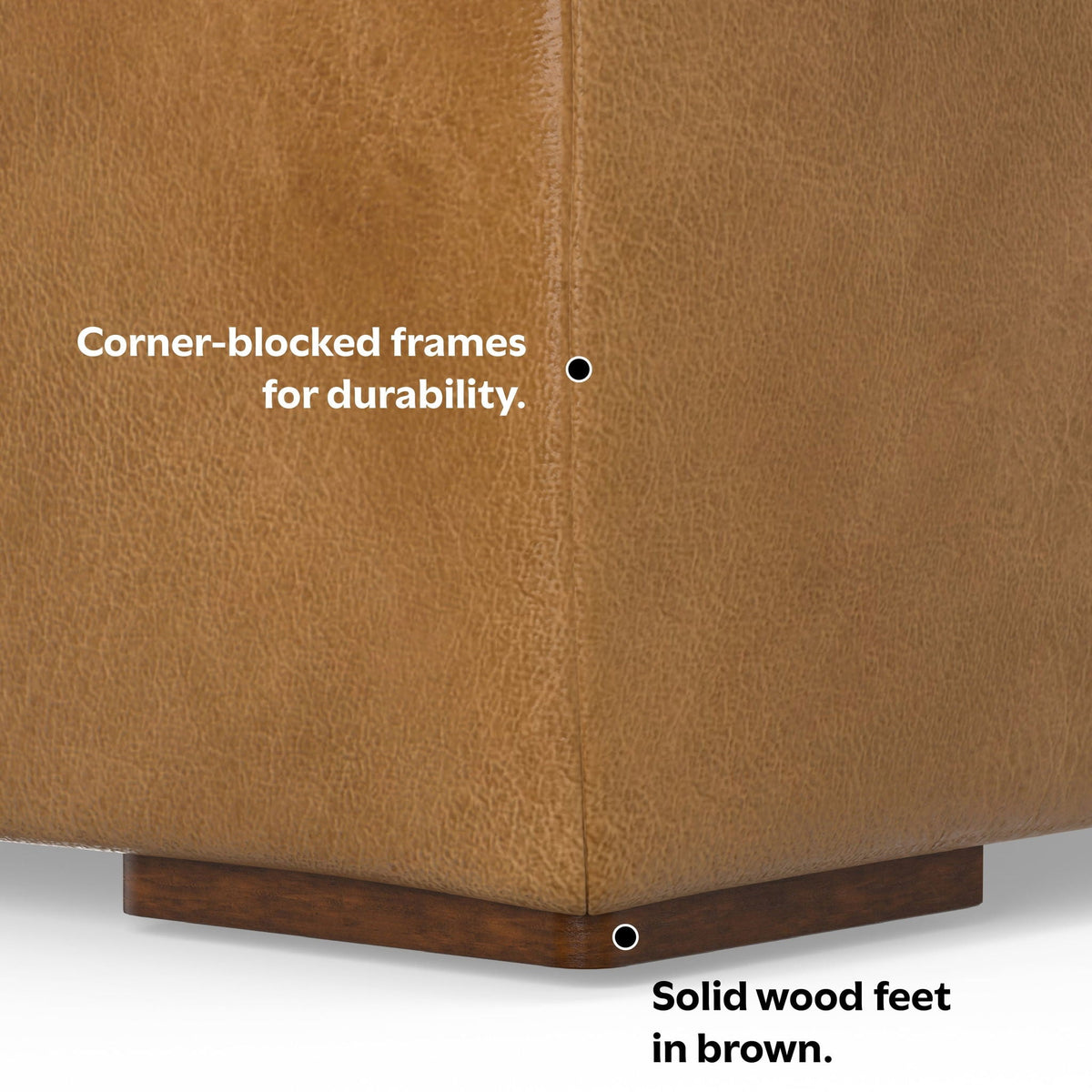 Rex Modern Asymmetrical Chaise Sofa Module