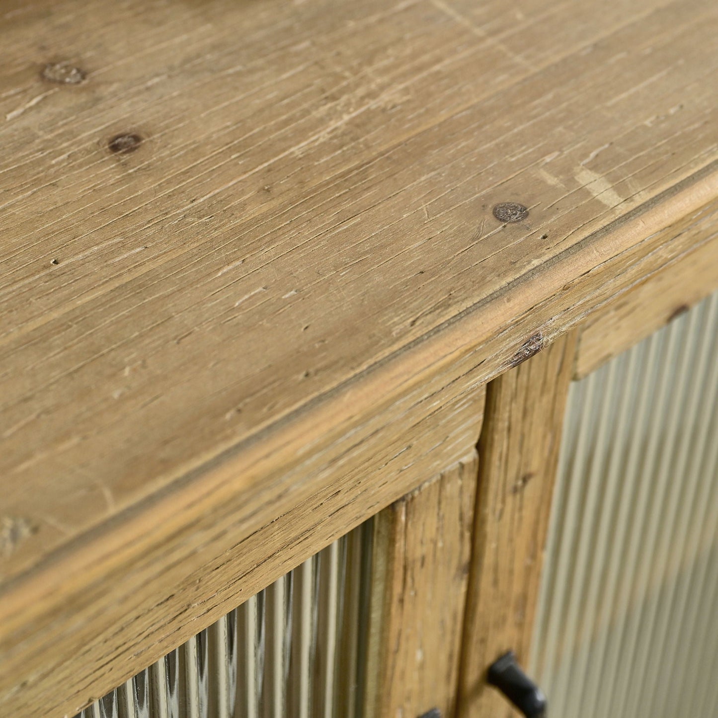 Natural Wood Kitchen Sideboard for Storage