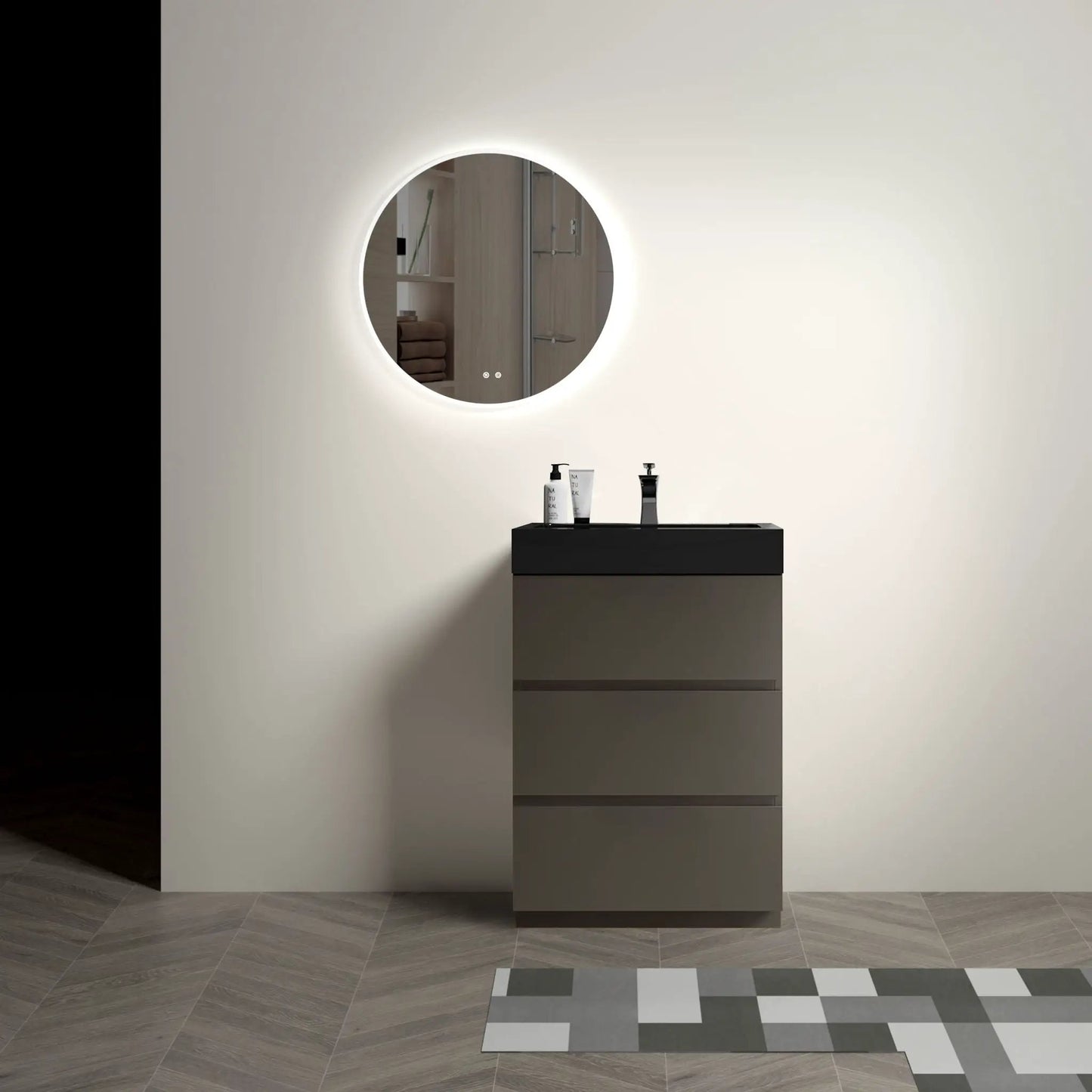 Alice Bathroom Vanity With Sink and Large Storage