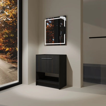 Sleek Freestanding Bathroom Vanity with Two Doors