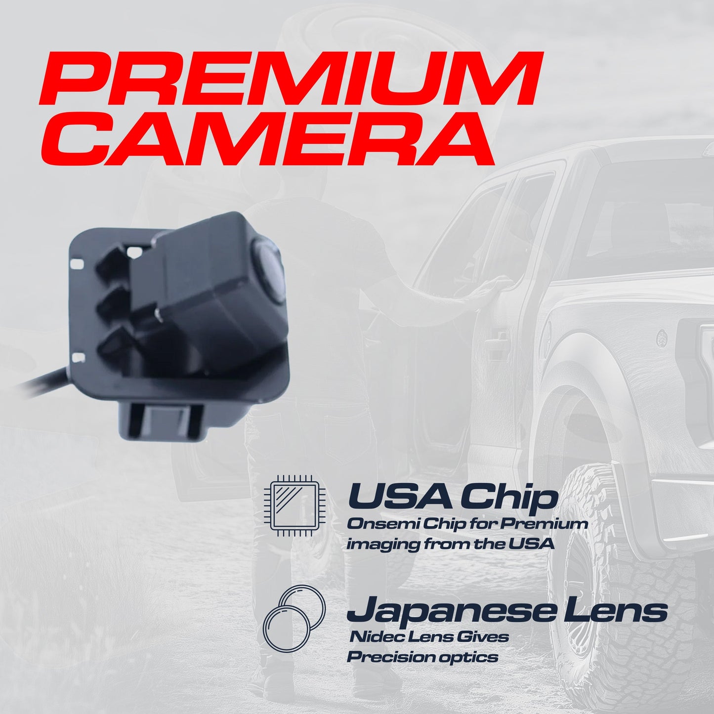 Master Tailgaters OEM backup camera for GMC Acadia/Denali (2017-2019), black housing on Tampa Home & Garden Store