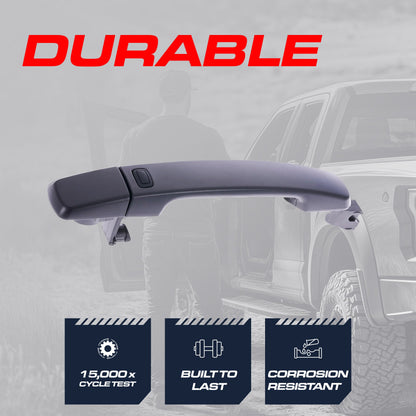 Exterior door handle black primed replacement for Nissan Altima/Sentra, front right passenger side on Tampa Home & Garden Store