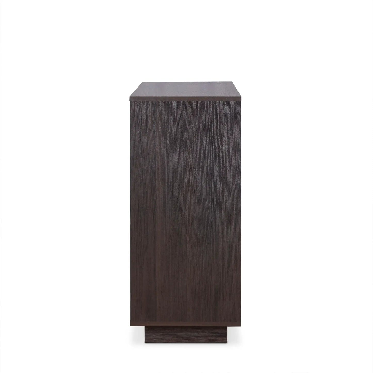 Hazen Wine Cabinet II Espresso With Stemware Rack