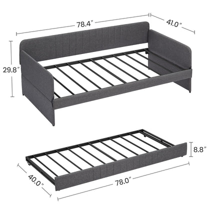 Sturdy Metal Daybed for a Sofa and Trundle Twin
