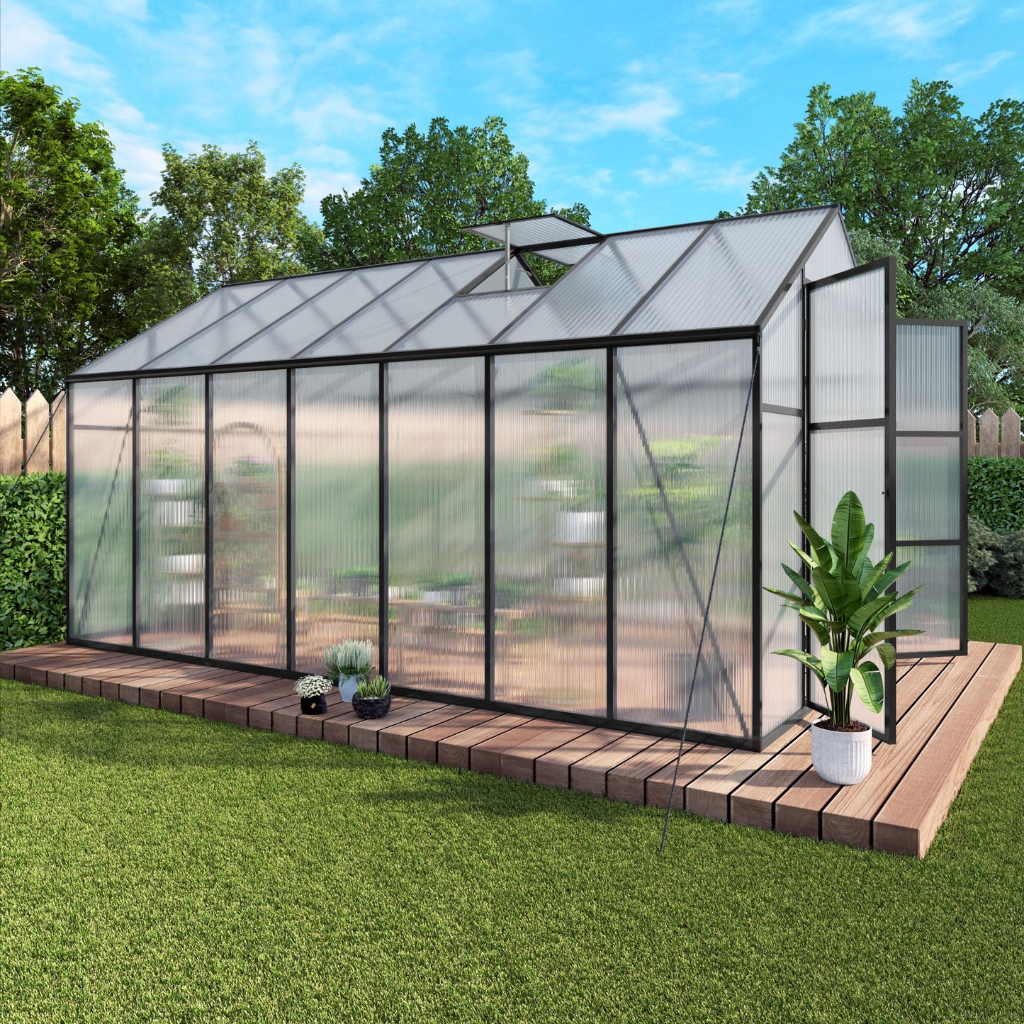 Windproof and All Season Garden Greenhouse