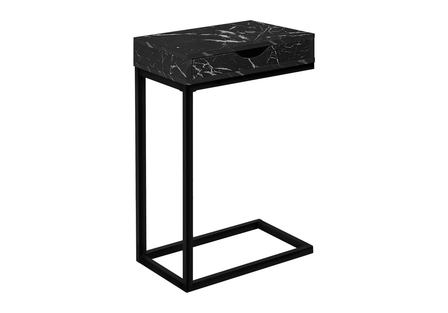 Accent Table C Shaped Contemporary and Modern