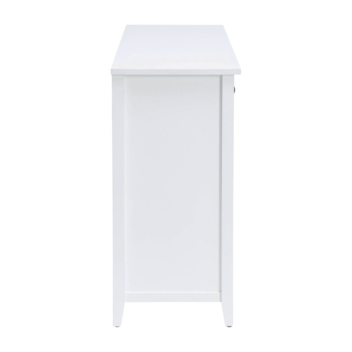Console cabinet white with six storage drawers by HouseOfZazla, modern sideboard on Tampa Home & Garden Store