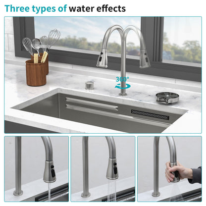 Undermount Workstation Sink and Faucet Set
