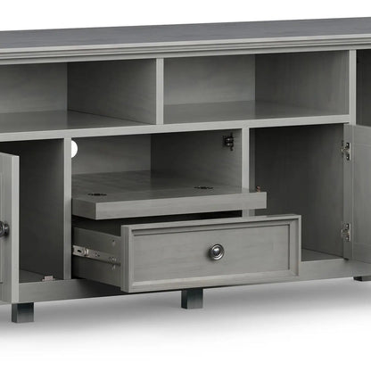 Amherst Wide TV Media Stand with Solid Wood