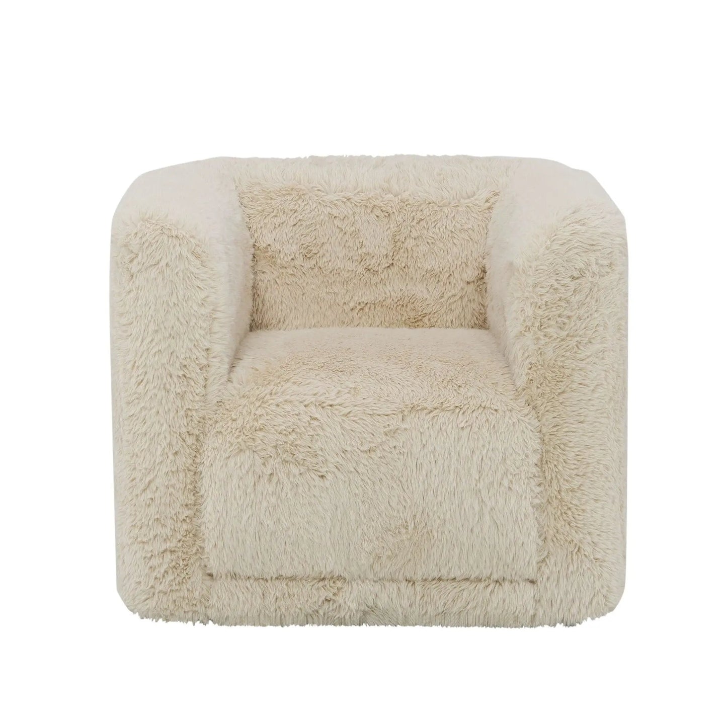 Upendo Swivel Chair Sand Beige Upholstery
