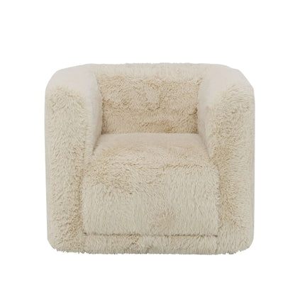 Upendo Swivel Chair Sand Beige Upholstery