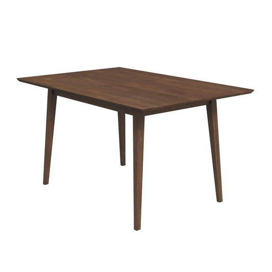 Levi Modern Style Rectangular Dining Table warm brown wood with tapered legs by Unique Piece Furniture on Tampa Home & Garden Store