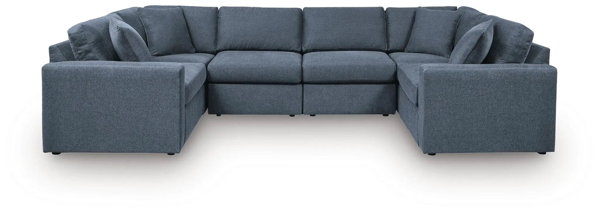 Modmax Sectional Ink blue fabric sofa, 5-seat L-shape by Unique Piece Furniture on Tampa Home & Garden Store