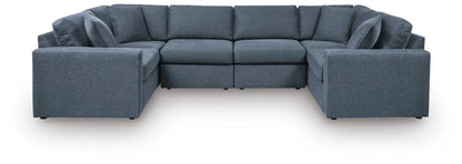 Modmax Sectional Ink blue fabric sofa, 5-seat L-shape by Unique Piece Furniture on Tampa Home & Garden Store