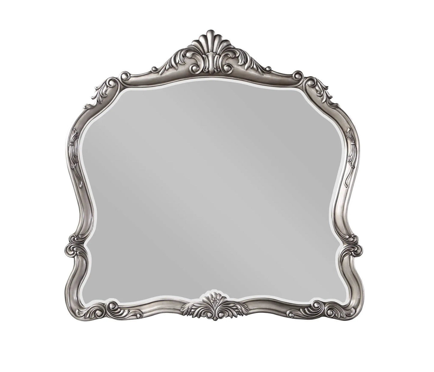 Ariadne Mirror in Antique Silver Finish Deluxe