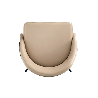 Side dining chair beige vegan upholstery HouseOfZazla high-density foam on Tampa Home & Garden Store