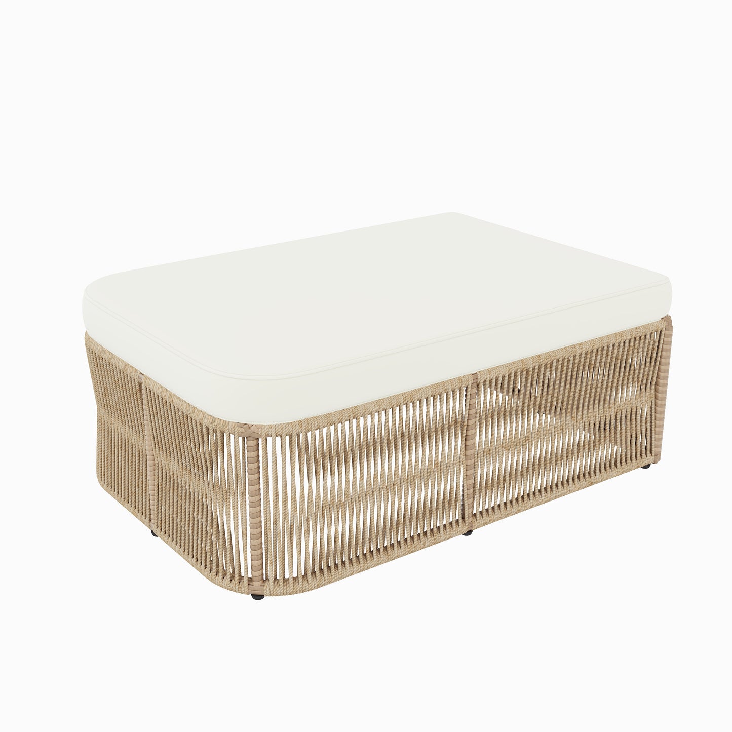 Outdoor PE Rattan Patio Set and Iron Frame