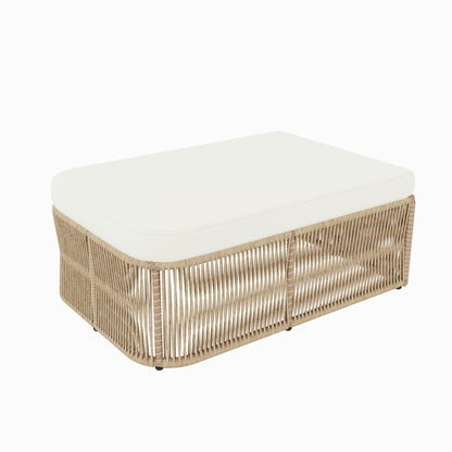 Outdoor PE Rattan Patio Set and Iron Frame