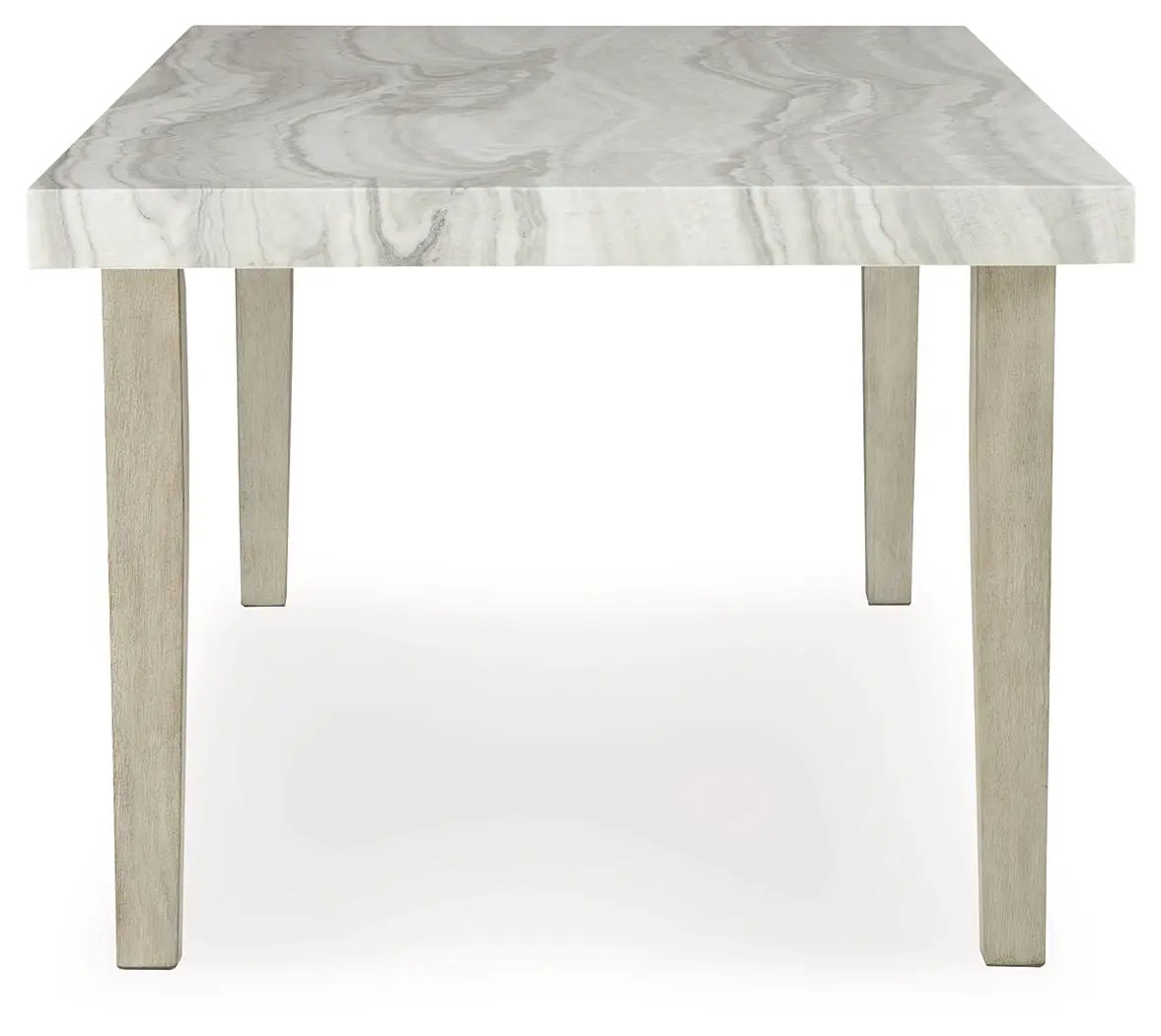 Larawyn Dining Room Table with Faux Marble Top