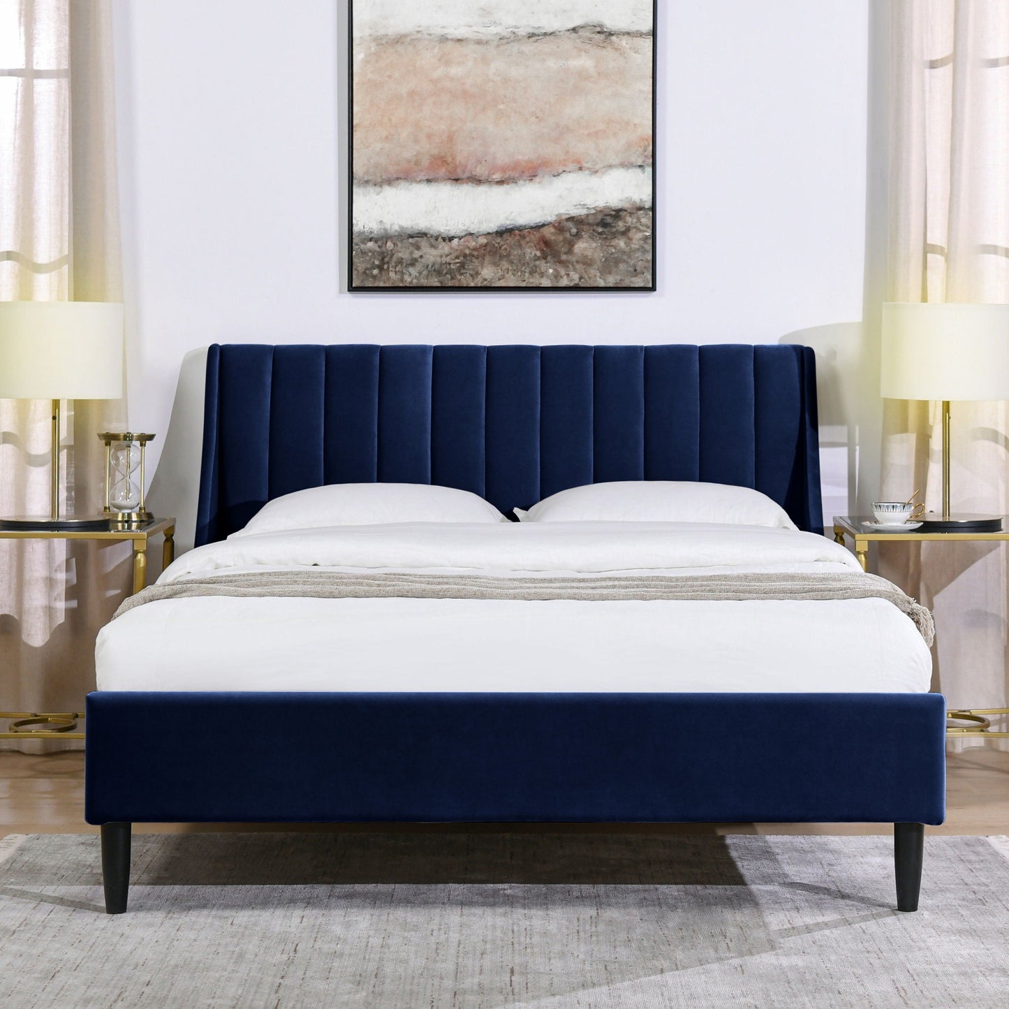 Aspen Vertical Tufted and Modern Platform Bed