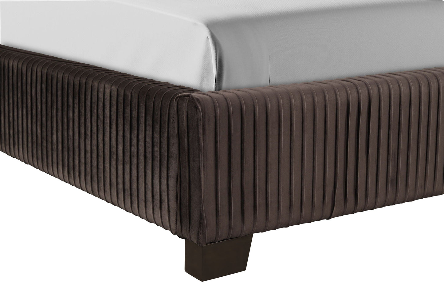 Modern Upholstered Bed And Space Saving Design