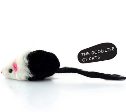 Fake Tiantian rabbit skin mouse plush, black and white with ears, tail Sell My Stuff on Tampa Home & Garden Store