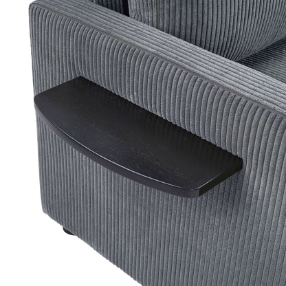Foldable Sleeper Sofa with USB Ports and Storage