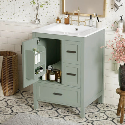 Bathroom Vanity With Sink and Soft-Close Drawers