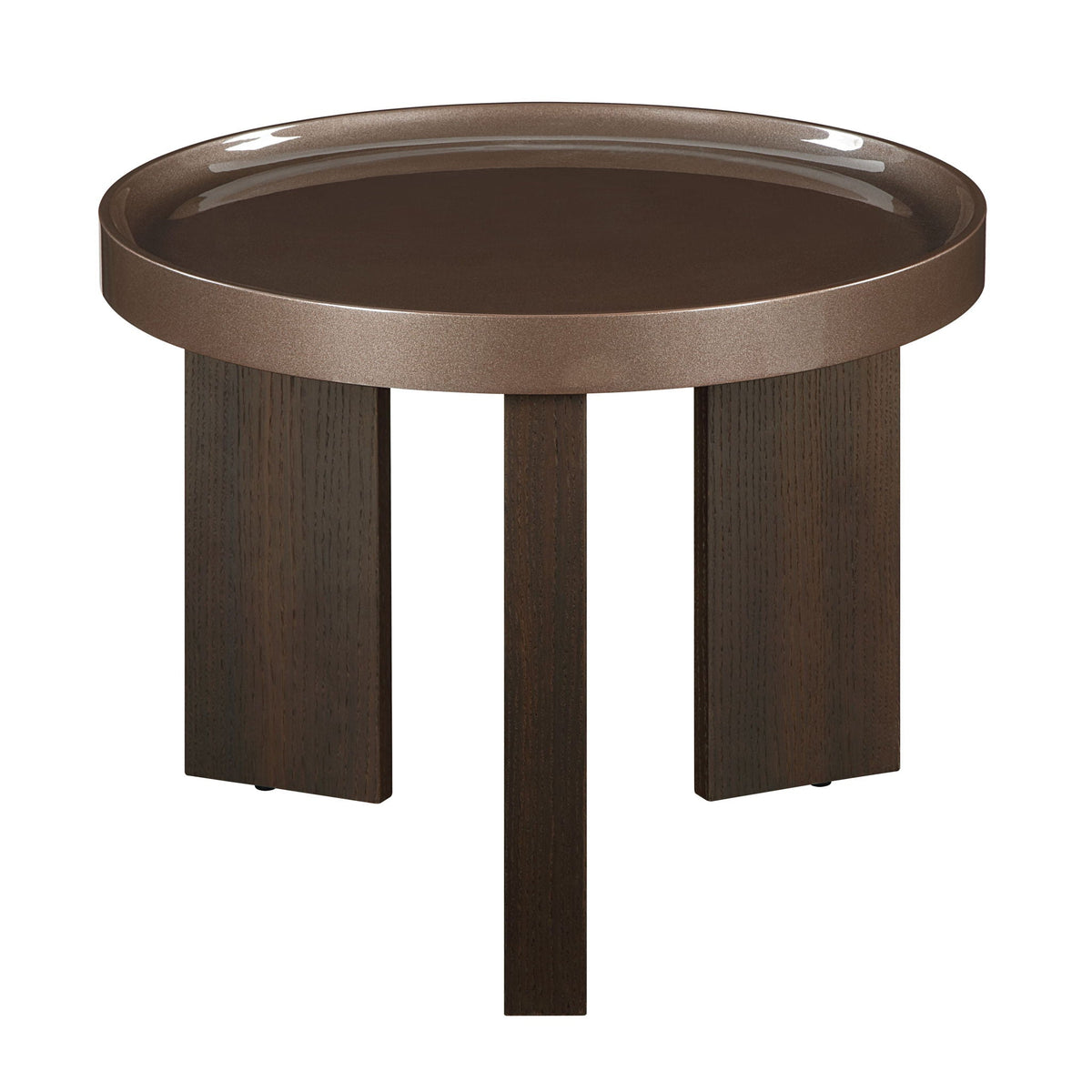 Elegant Design Coffee Table with High Gloss Top dark brown finish by HouseOfZazla on Tampa Home & Garden Store