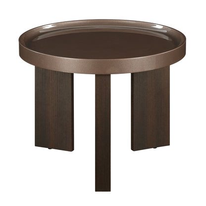 Elegant Design Coffee Table with High Gloss Top dark brown finish by HouseOfZazla on Tampa Home & Garden Store